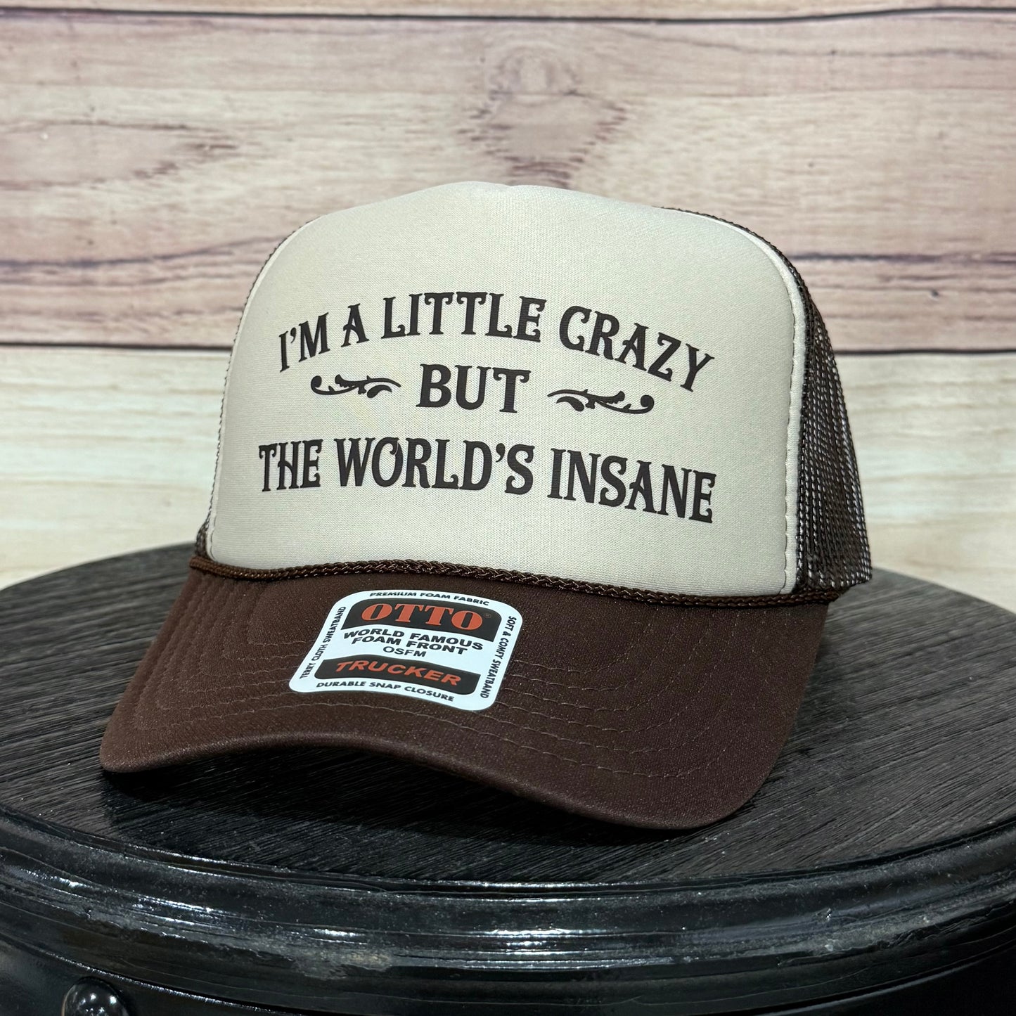 Crazy World | LC Elizabeth Original | Trucker Hat