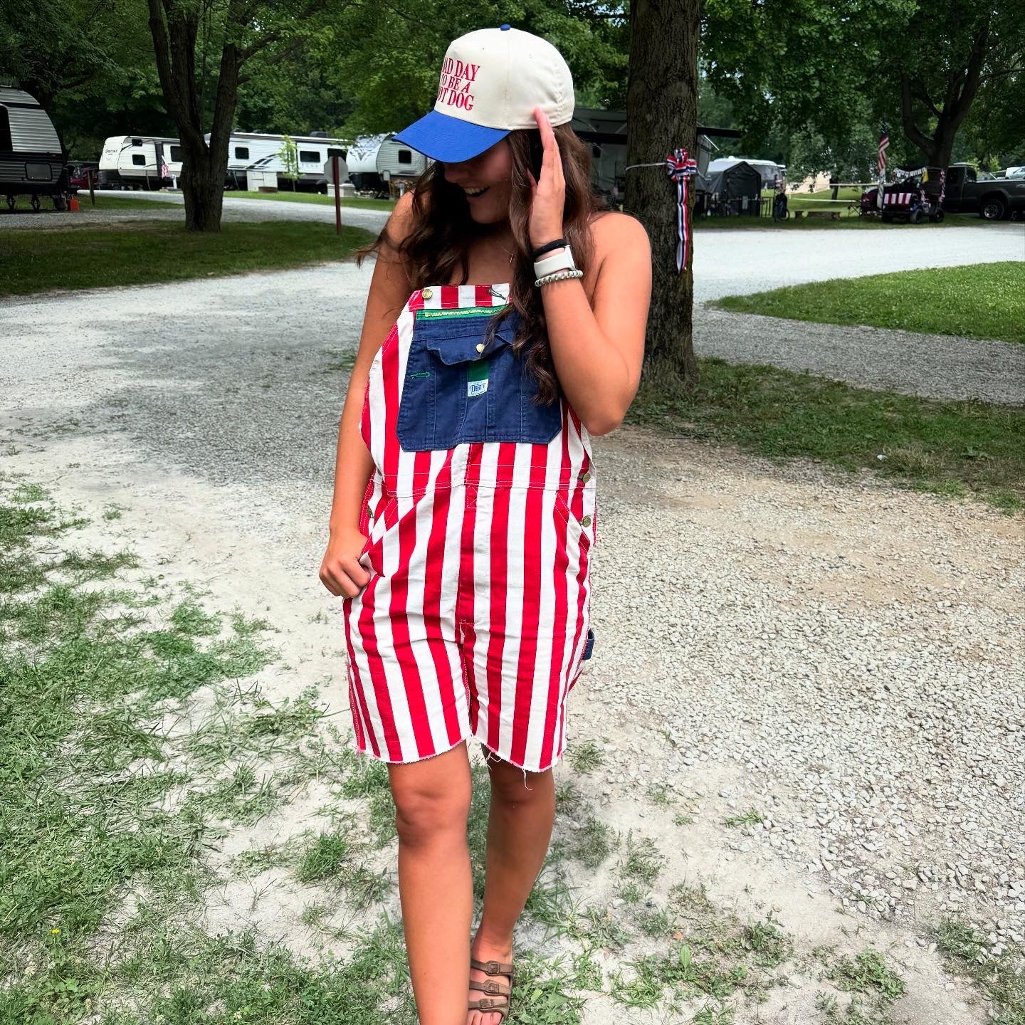 Bad Day to Be a Hot Dog | LC Elizabeth Original | Embroidered Hat