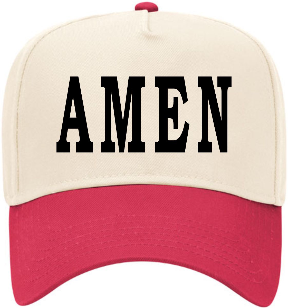 Amen 3-D Puff | LC Elizabeth Original | Embroidered Trucker Hat