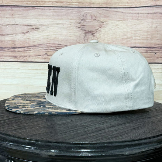 Amen 3-D Puff | LC Elizabeth Original | Embroidered Flat Brim Camo Hat