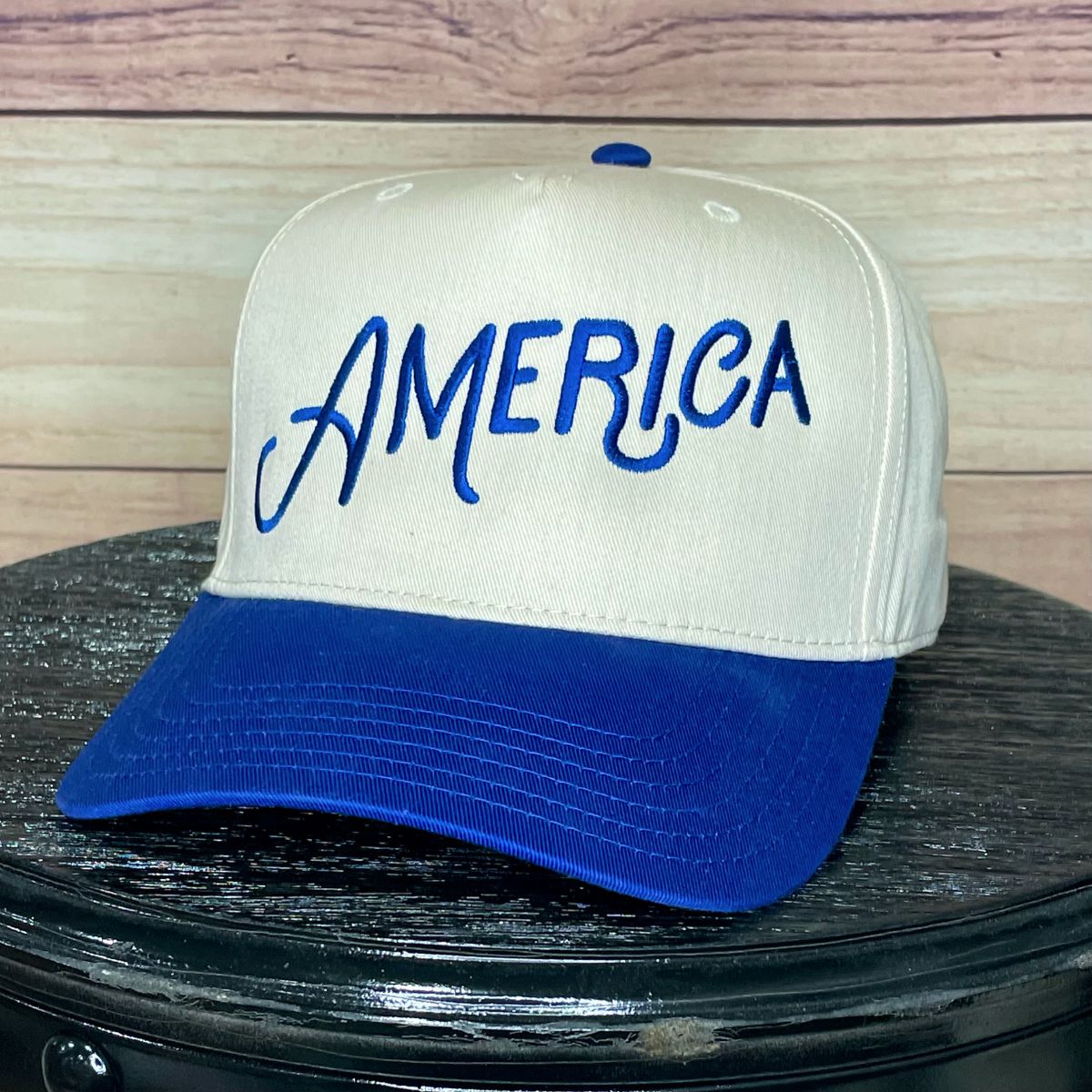 America Script | LC Elizabeth Original | Embroidered Hat
