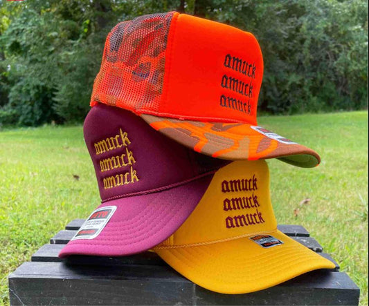 Amuck | LC Elizabeth Original | Embroidered Trucker Hat