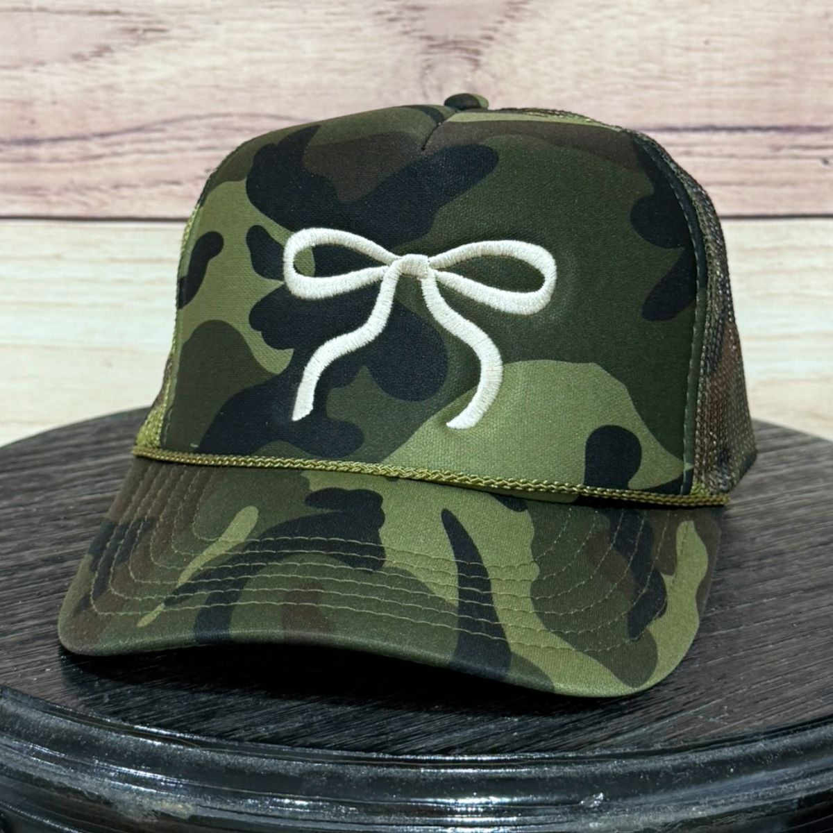 Coquette Bow | LC Elizabeth Original | Embroidered Trucker Hat