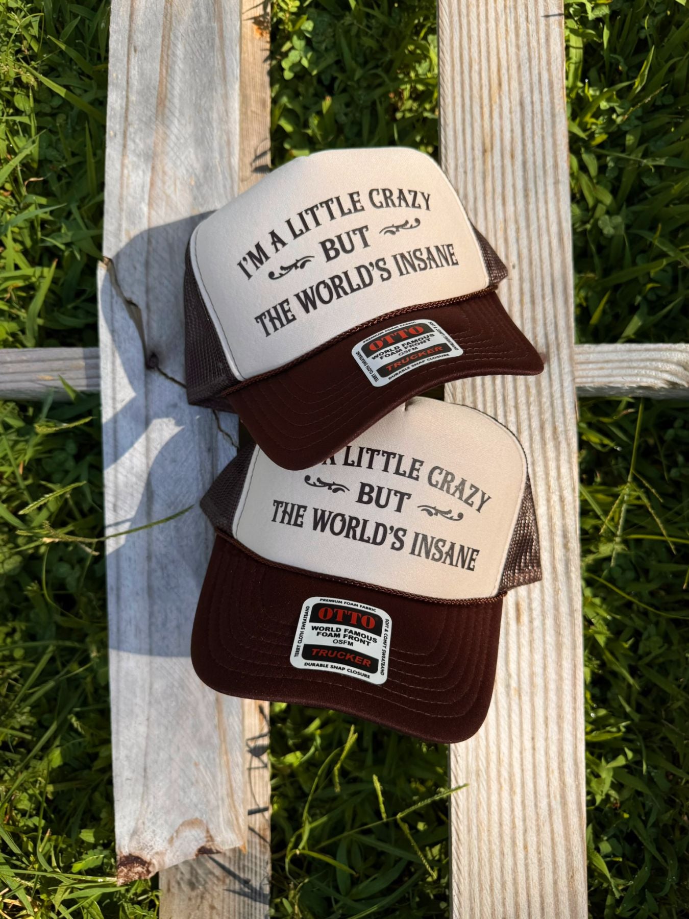 Crazy World | LC Elizabeth Original | Trucker Hat
