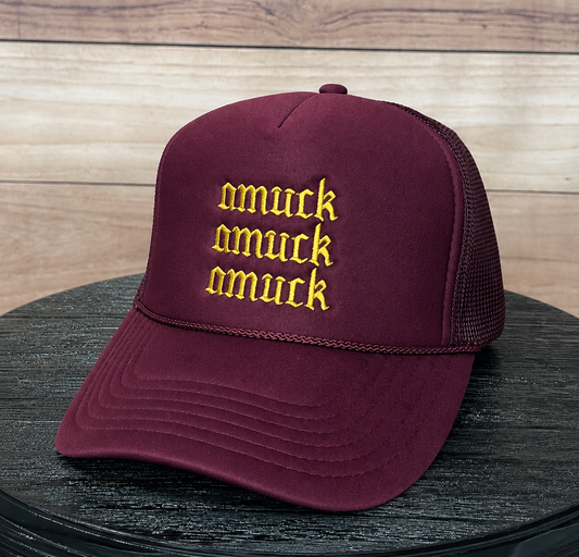 Amuck | LC Elizabeth Original | Embroidered Trucker Hat