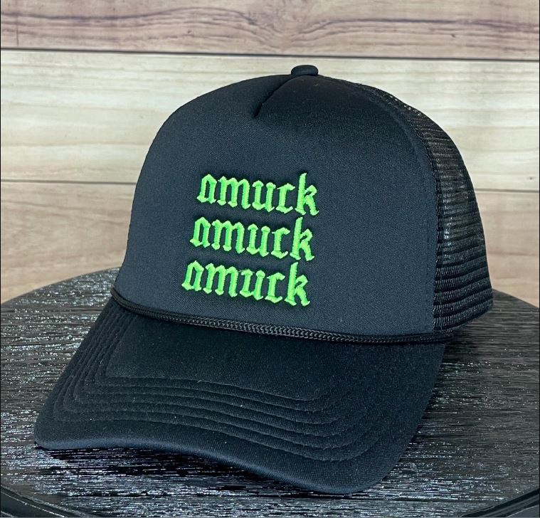 Amuck | LC Elizabeth Original | Embroidered Trucker Hat