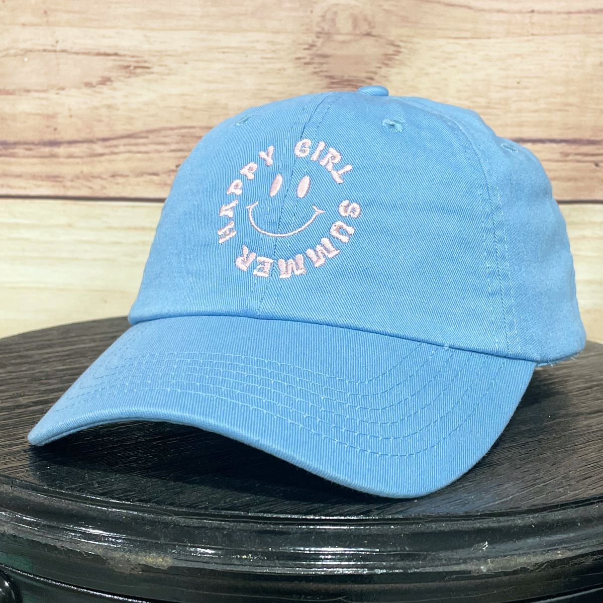 Happy Girl Summer | LC Elizabeth Original | Embroidered Unstructured Dad Hat