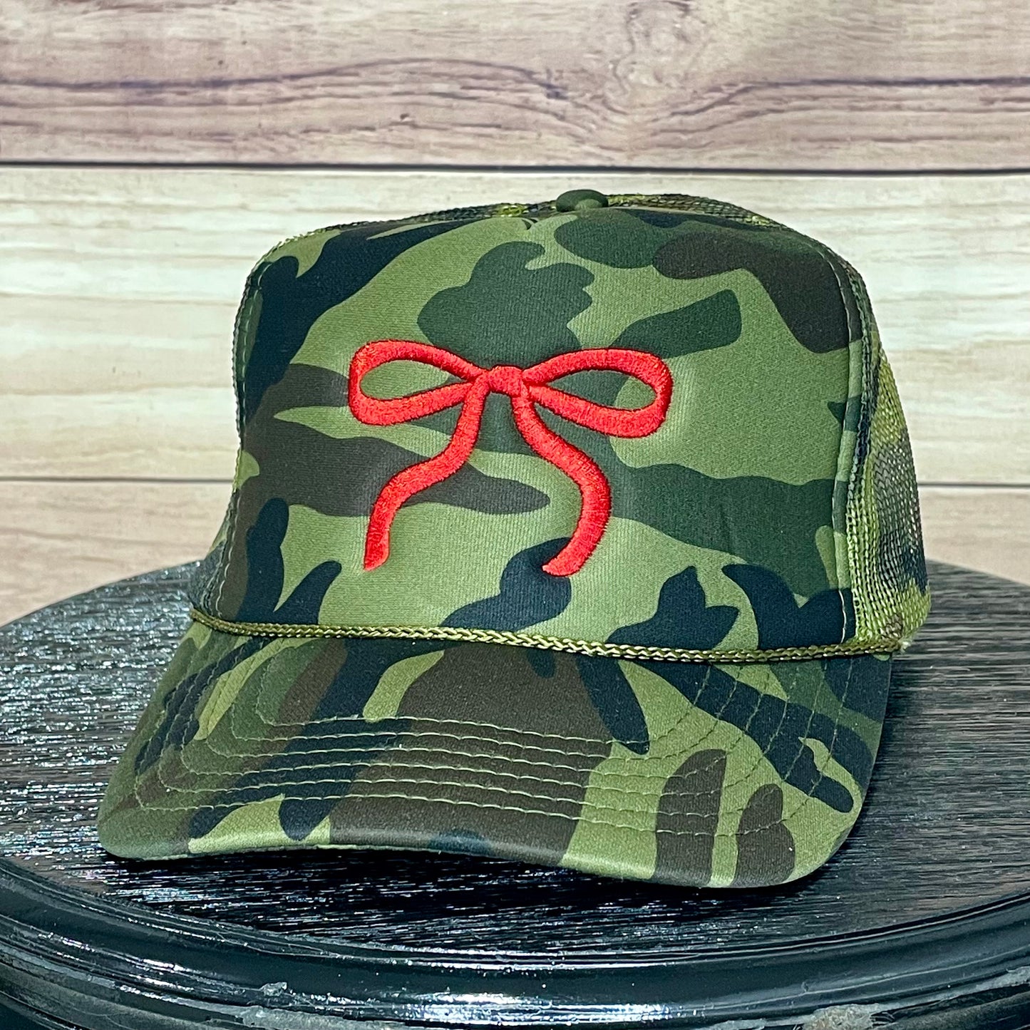 Coquette Bow | LC Elizabeth Original | Embroidered Trucker Hat