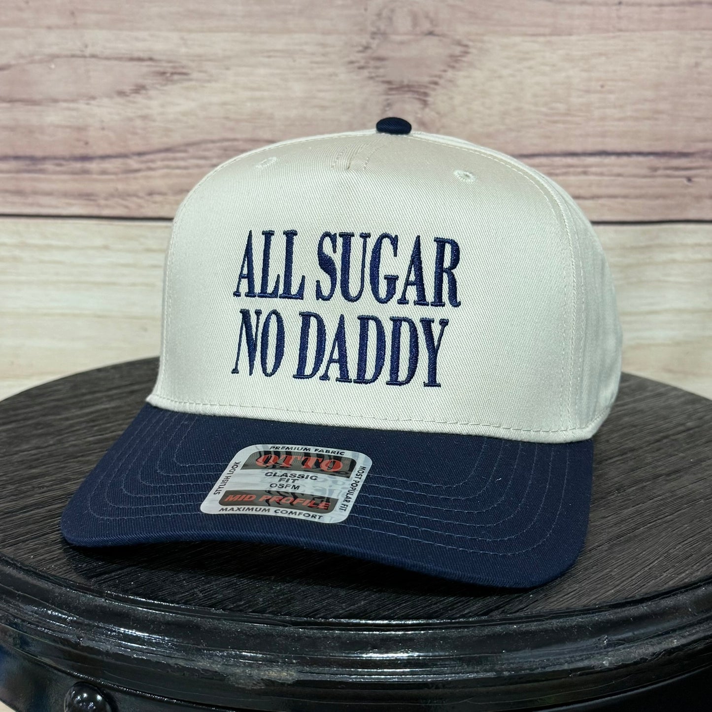 All Sugar No Daddy | LC Elizabeth Original | Embroidered Trucker Hat