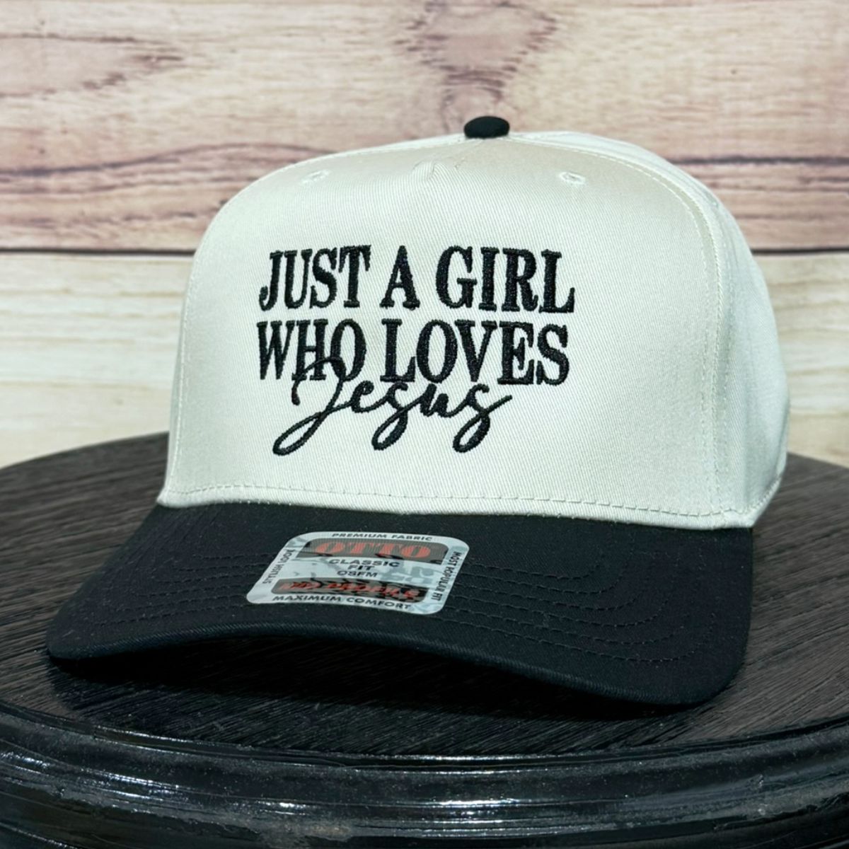 Just a Girl Who Loves Jesus | LC Elizabeth Original | Embroidered Baseball Hat