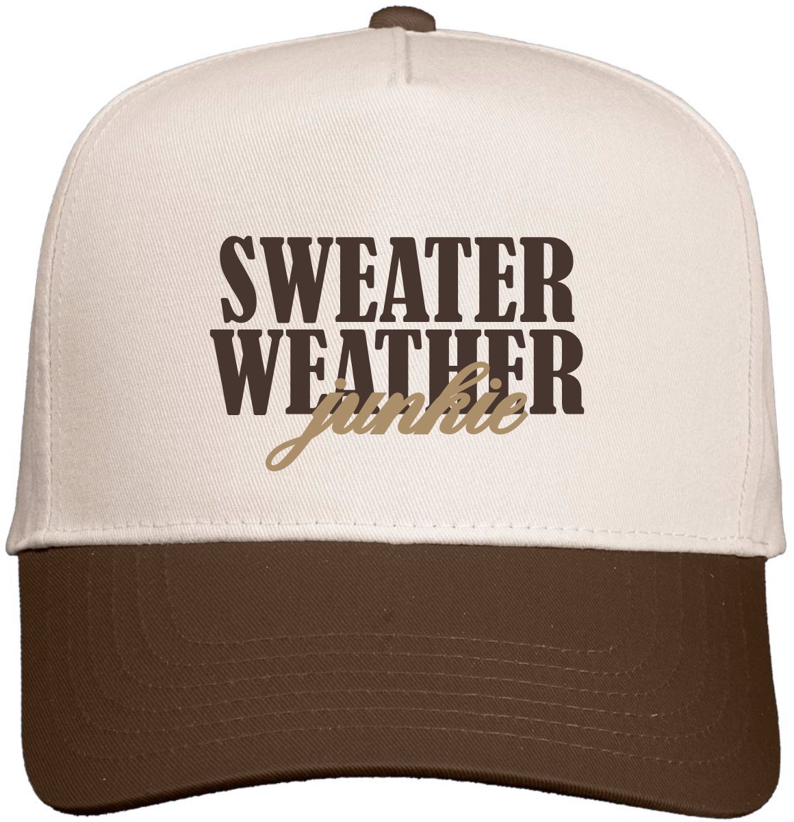 Sweater Weather Junkie | LC Elizabeth Original | Embroidered Trucker Hat