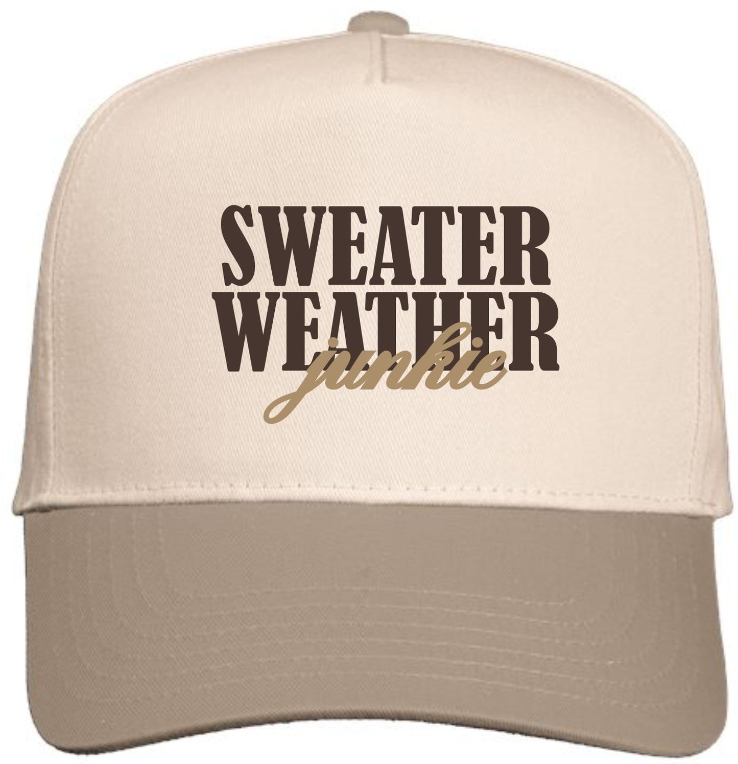 Sweater Weather Junkie | LC Elizabeth Original | Embroidered Trucker Hat