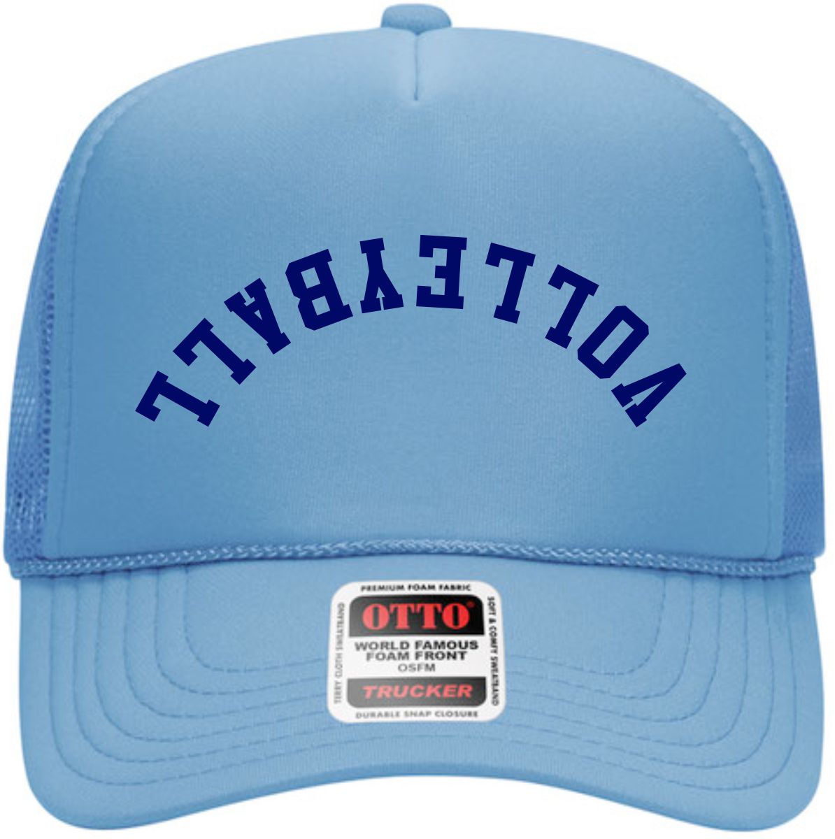 Volleyball Upside Down | LC Elizabeth Original | Embroidered Trucker Hat