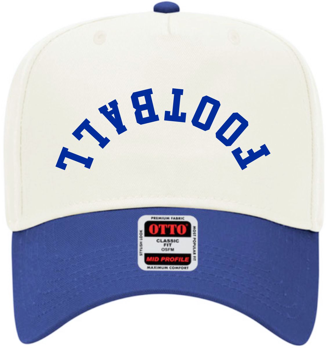 Football Upside Down | LC Elizabeth Original | Embroidered Trucker Hat