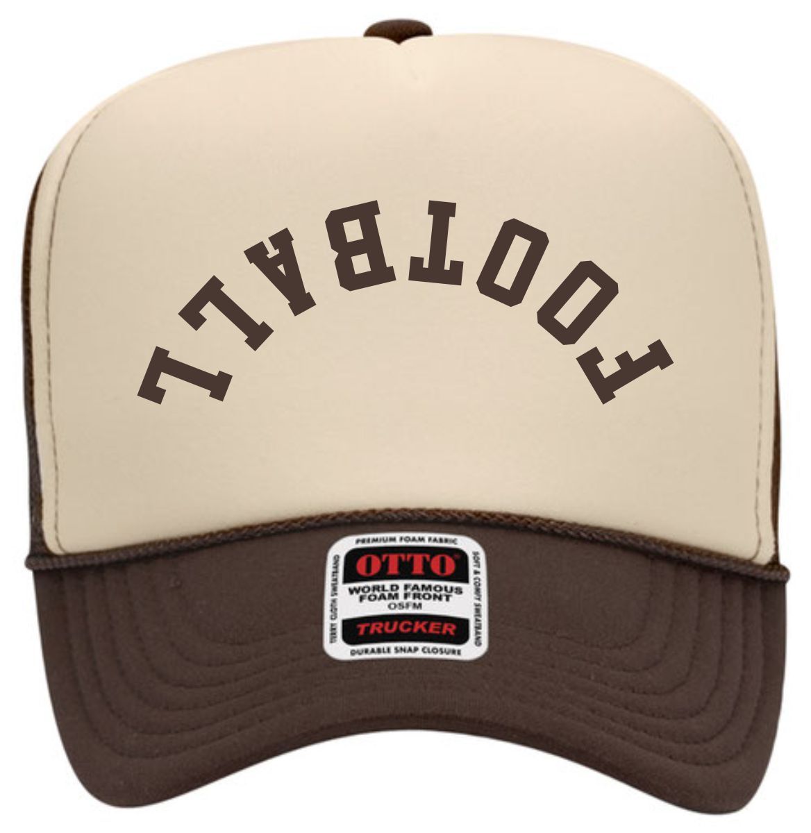 Football Upside Down | LC Elizabeth Original | Embroidered Trucker Hat