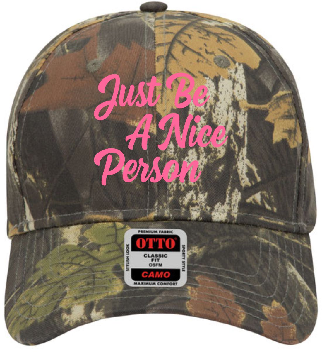 Just Be a Nice Person | LC Elizabeth Original | Embroidered Trucker Hat