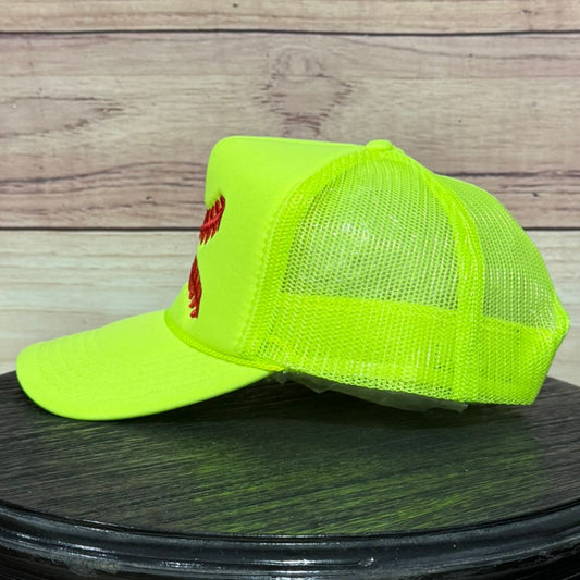 Baseball Softball Threads 3D | LC Elizabeth Original | Embroidered Puff Trucker Hat