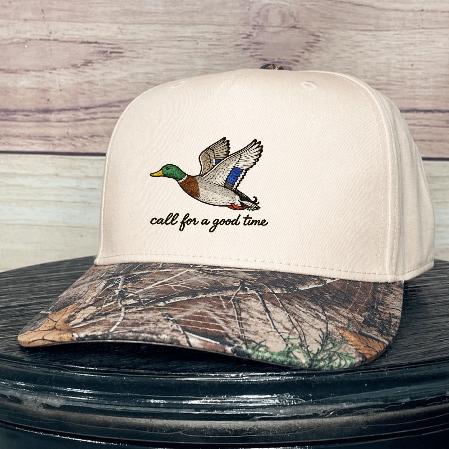 Call for a Good Time - Mallard | LC Elizabeth Original | Embroidered Trucker Hat