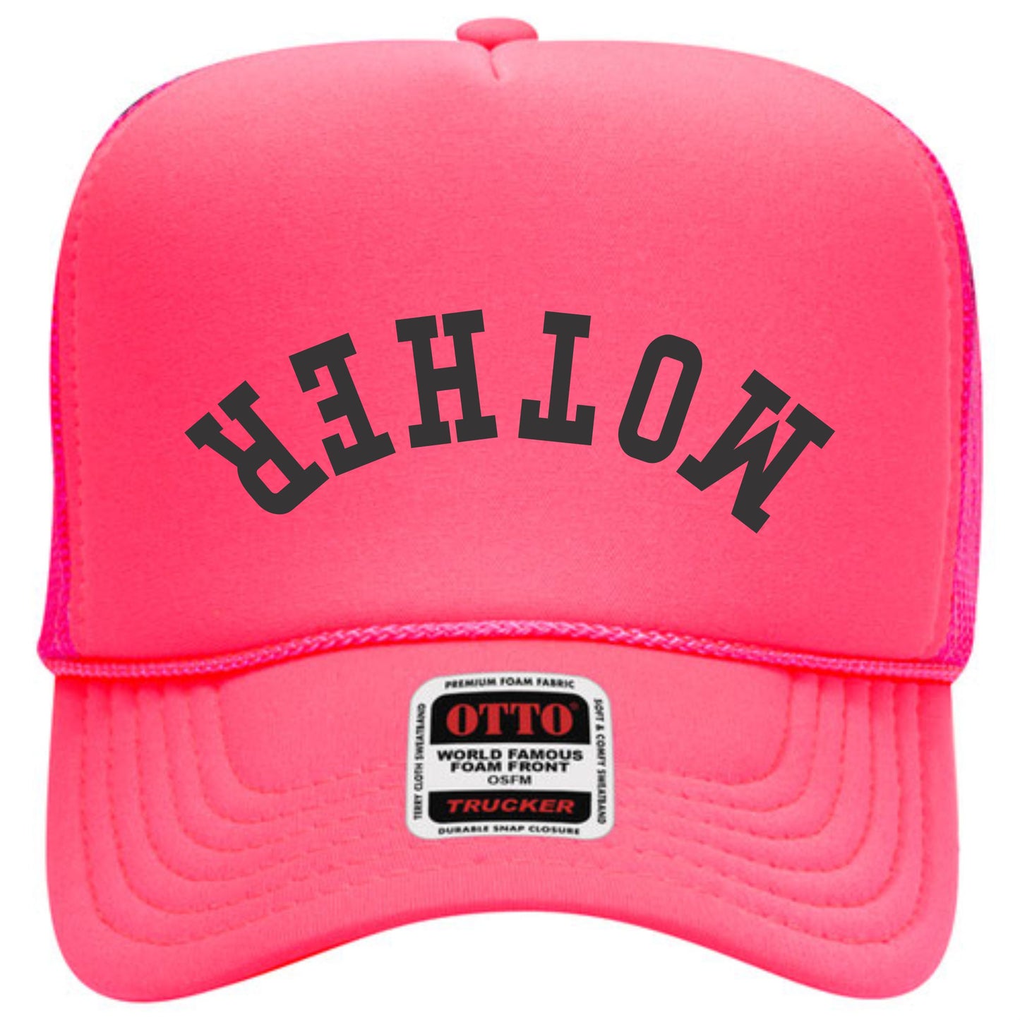 Mother Upside Down | LC Elizabeth Original | Embroidered Trucker Hat