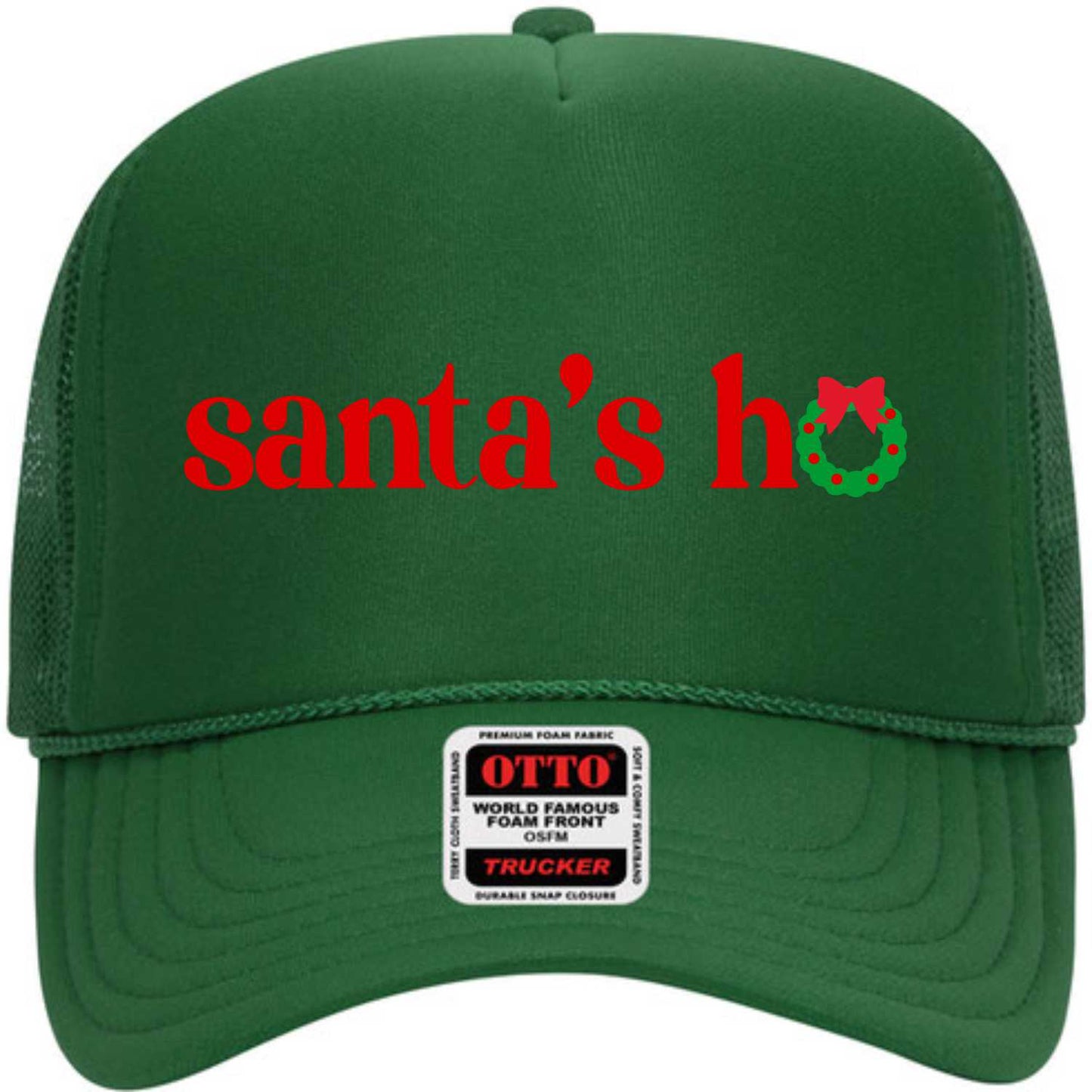 Santa's Ho | LC Elizabeth Original | Embroidered Trucker Hat
