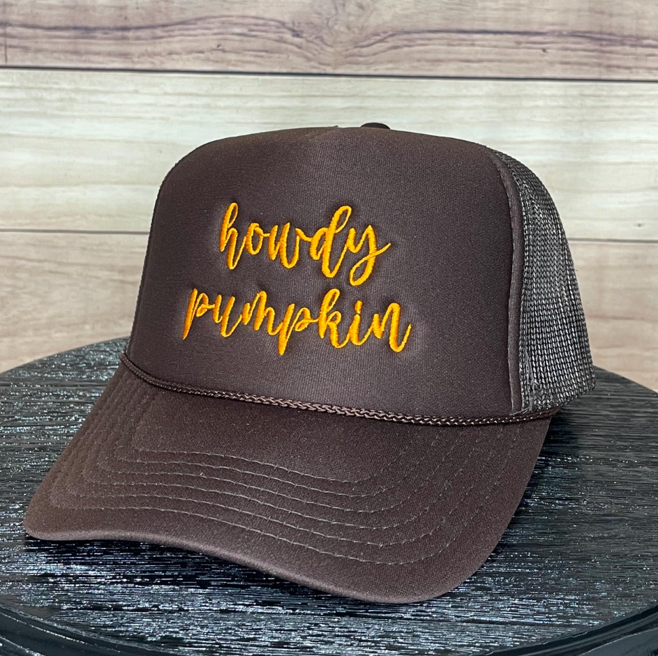 Howdy Pumpkin | LC Elizabeth Original | Embroidered Trucker Hat
