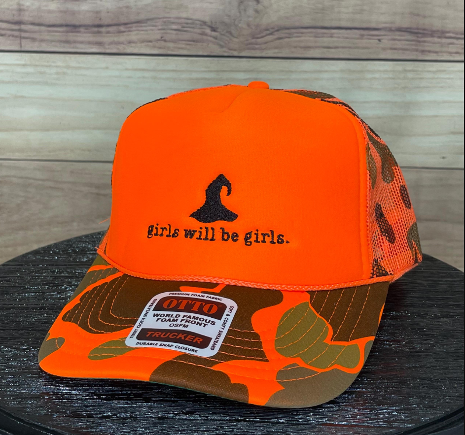 Girls Will Be Girls | LC Elizabeth Original | Embroidered Baseball Hat