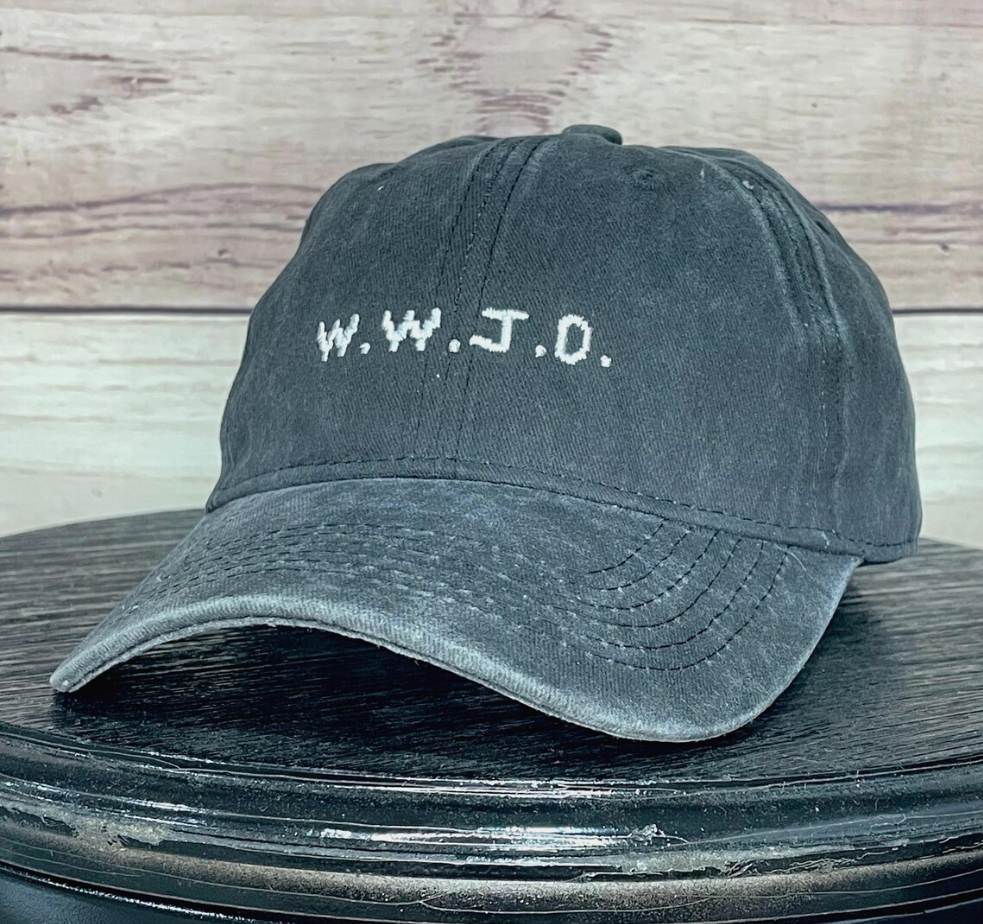 What Would Jesus Do | LC Elizabeth Original | Embroidered Unstructured Dad Hat