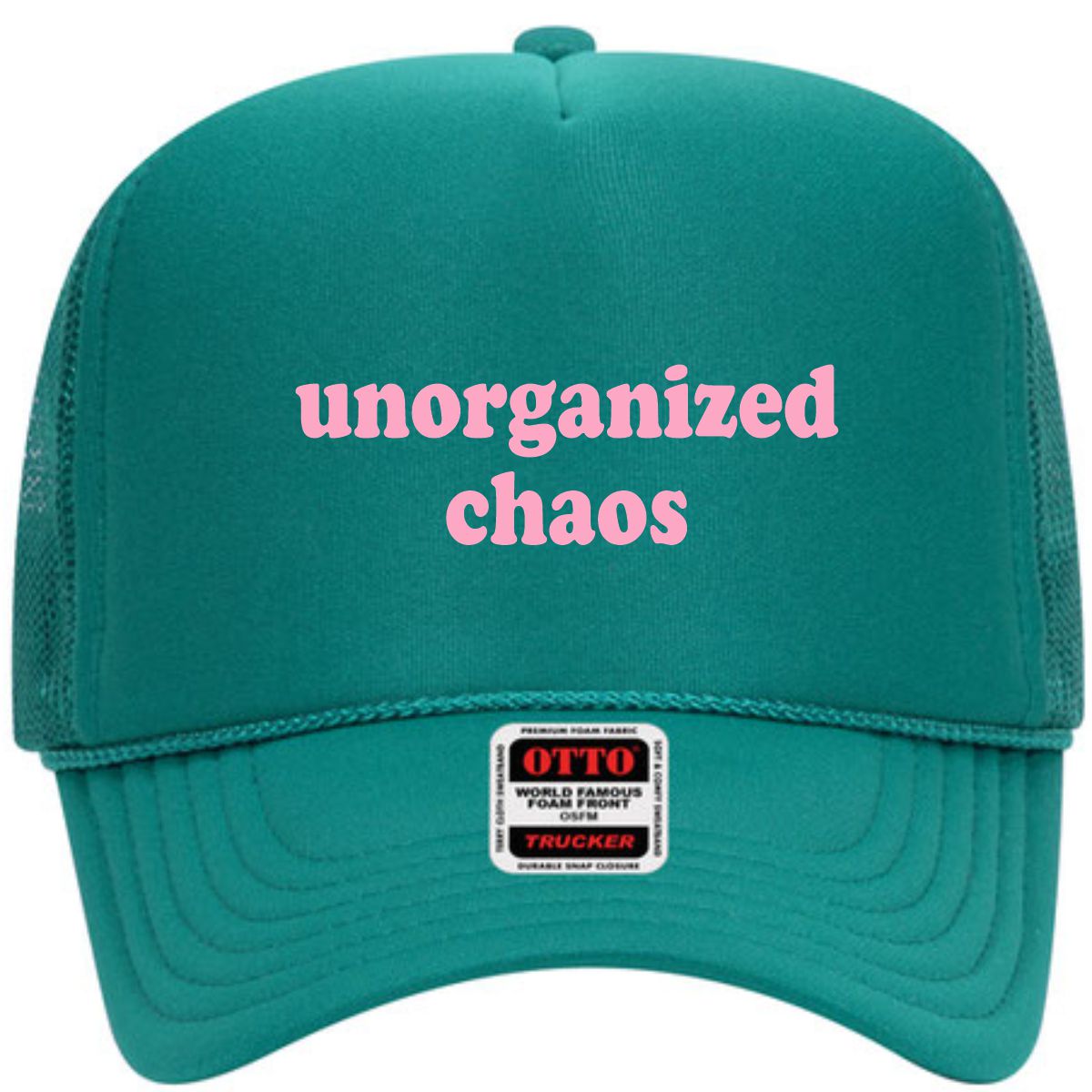 Unorganized Chaos | LC Elizabeth Original | Embroidered Trucker Hat
