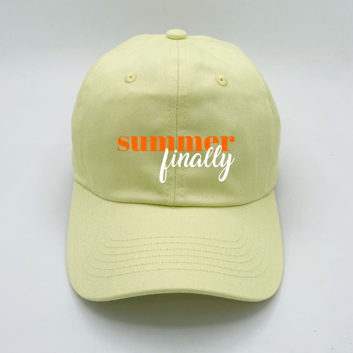 Finally Summer | LC Elizabeth Original | Embroidered Unstructured Dad Hat