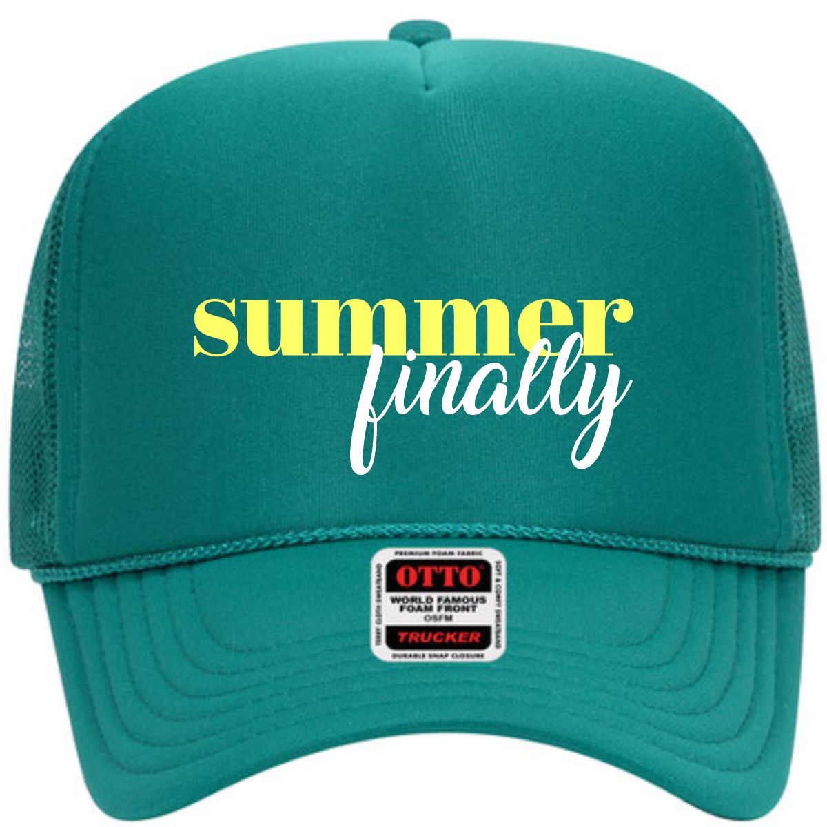 Finally Summer | LC Elizabeth Original | Embroidered Trucker Hat