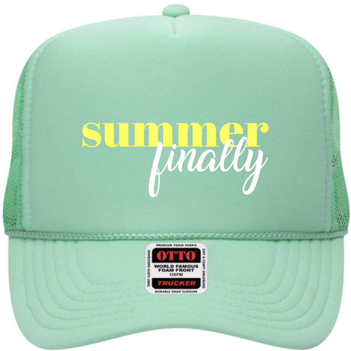 Finally Summer | LC Elizabeth Original | Embroidered Trucker Hat