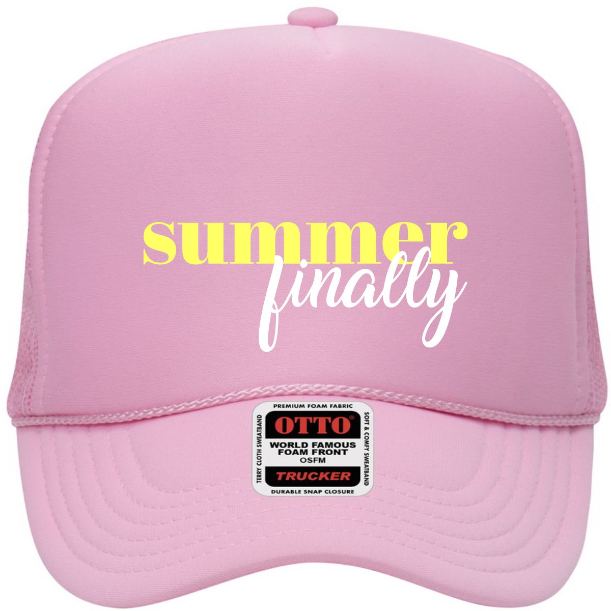 Finally Summer | LC Elizabeth Original | Embroidered Trucker Hat