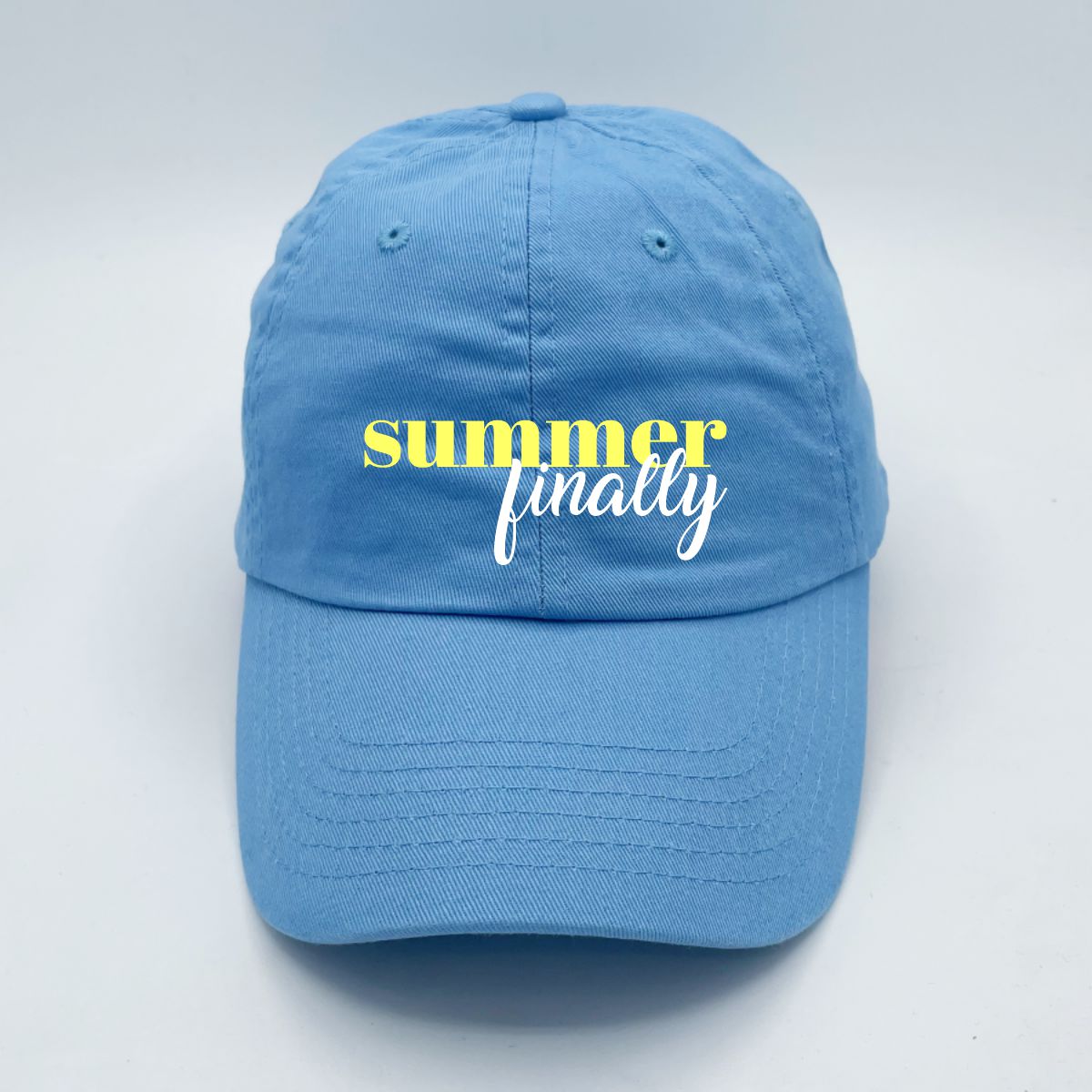 Finally Summer | LC Elizabeth Original | Embroidered Unstructured Dad Hat