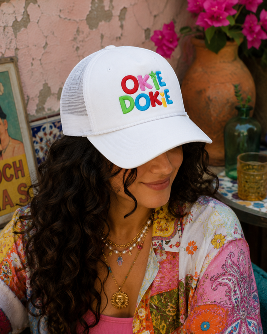 Okie Dokie | LC Elizabeth Original | Embroidered Trucker Hat