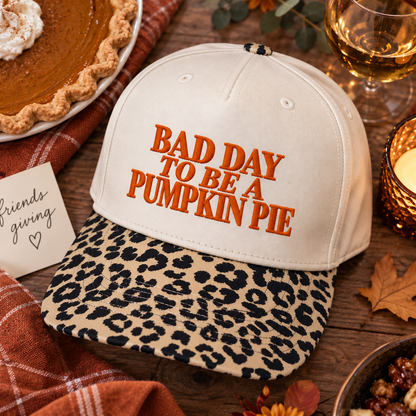 Bad Day to be a Pumpkin Pie | Funny Embroidered Trucker Hat
