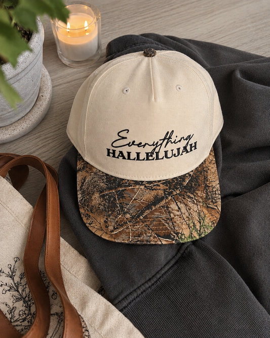 Everything Hallelujah | LC Elizabeth Original | Embroidered Trucker Hat
