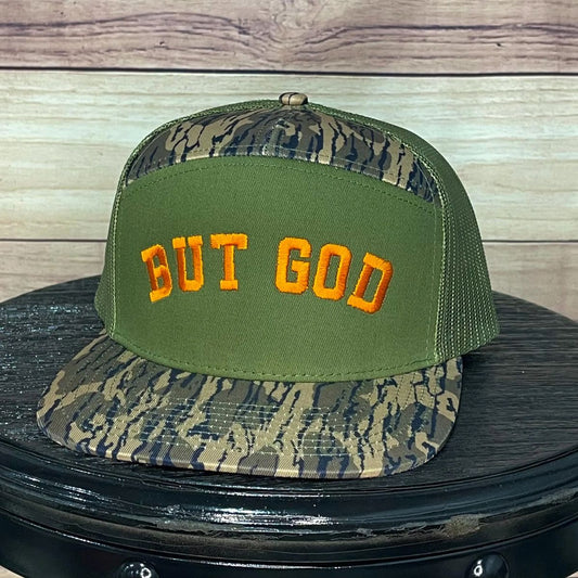But God | LC Elizabeth Originals | Embroided Camo Trucker Hat