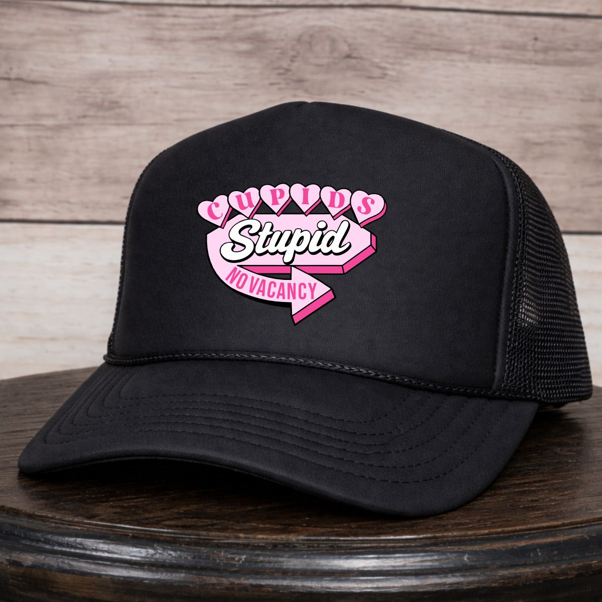 Cupid is Stupid | LC Elizabeth Original | Embroidered Hat