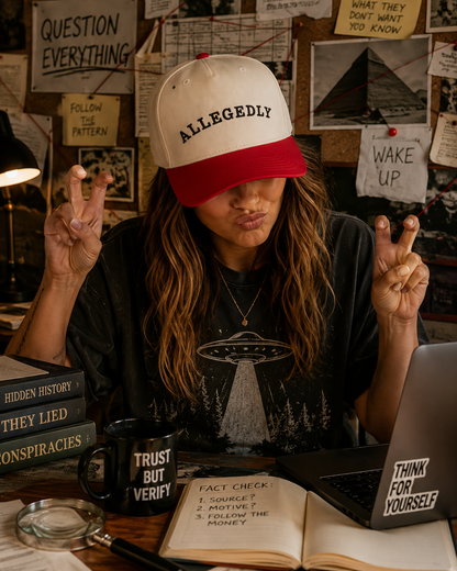Allegedly | LC Elizabeth Original | Embroidered Trucker Hat