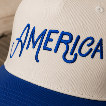 America Script | LC Elizabeth Original | Embroidered Hat