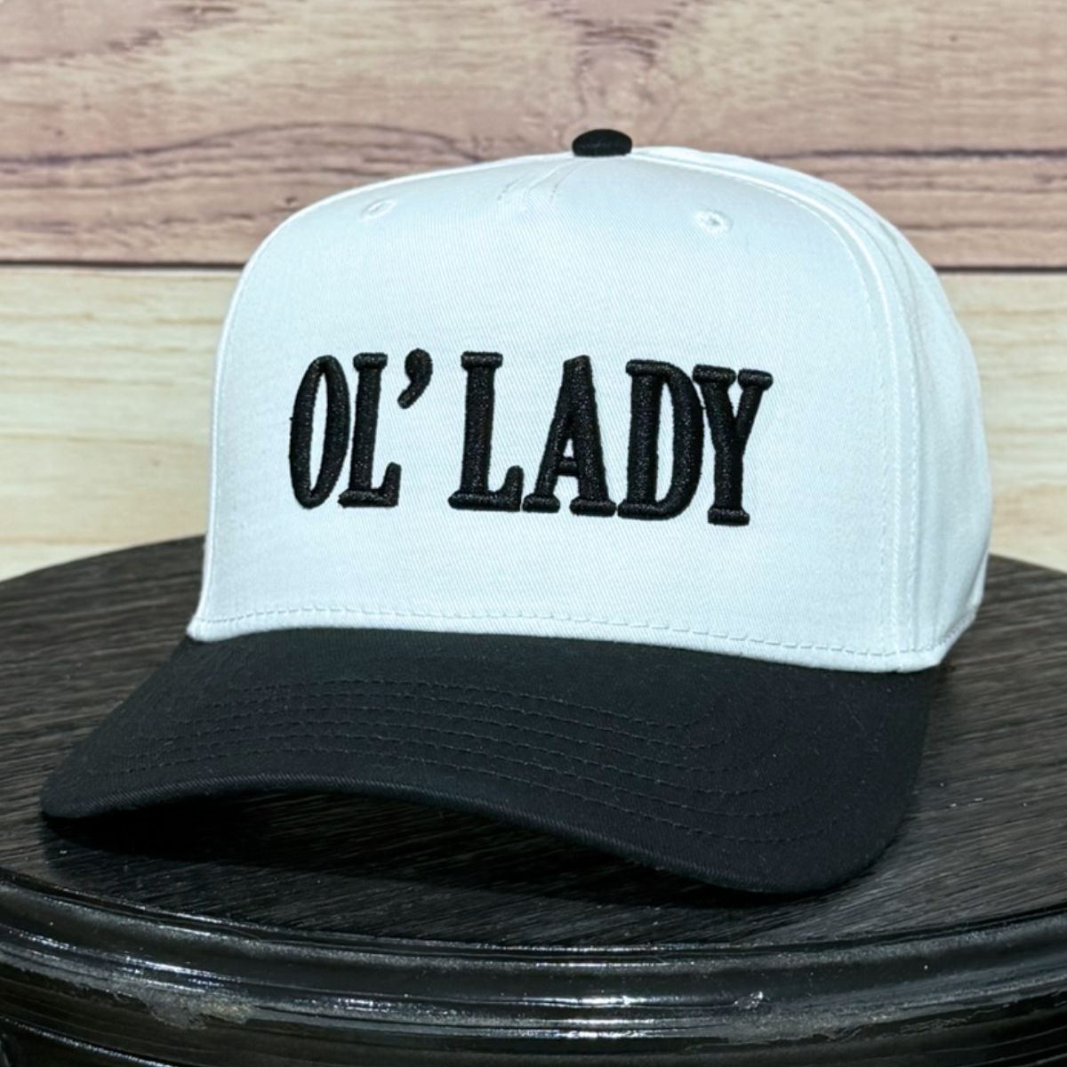 Ol' Lady 3D | LC Elizabeth Original | Puff Embroidered Trucker Hat