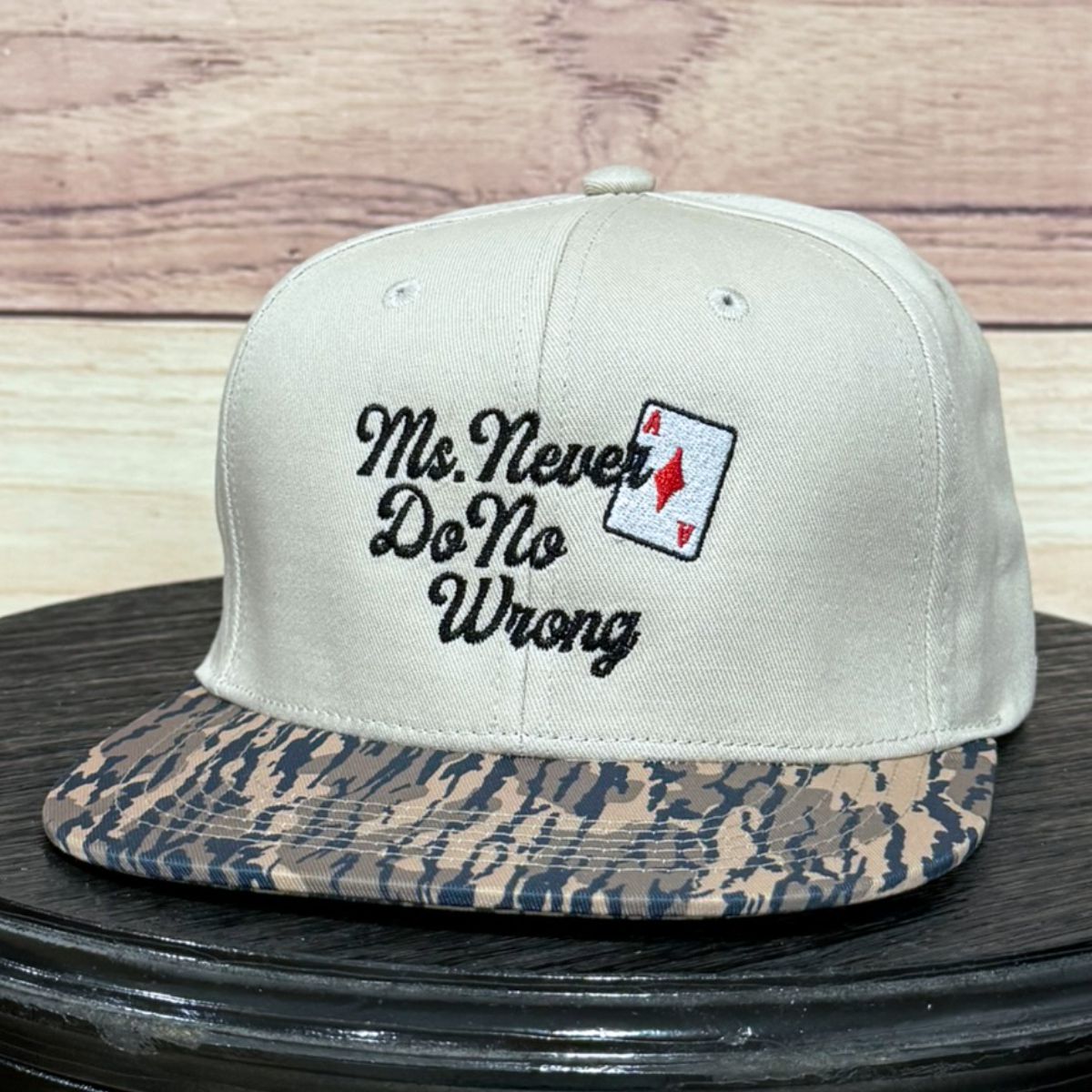 Ms Never Do No Wrong | LC Elizabeth Original | Embroidered Trucker Hat