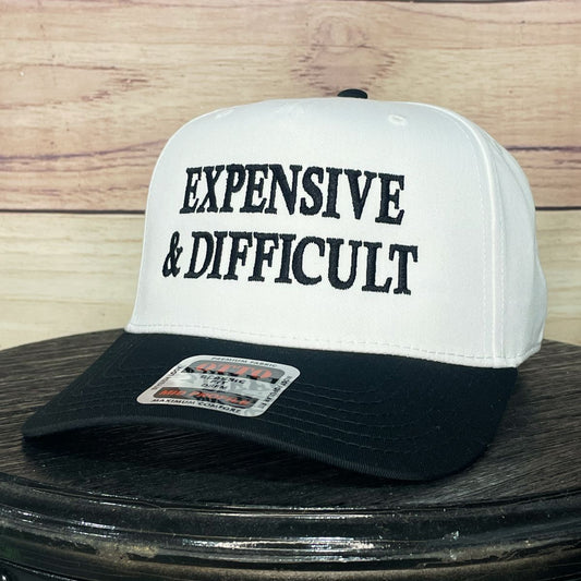Expensive & Difficult | LC Elizabeth Original | Embroidered Trucker Hat
