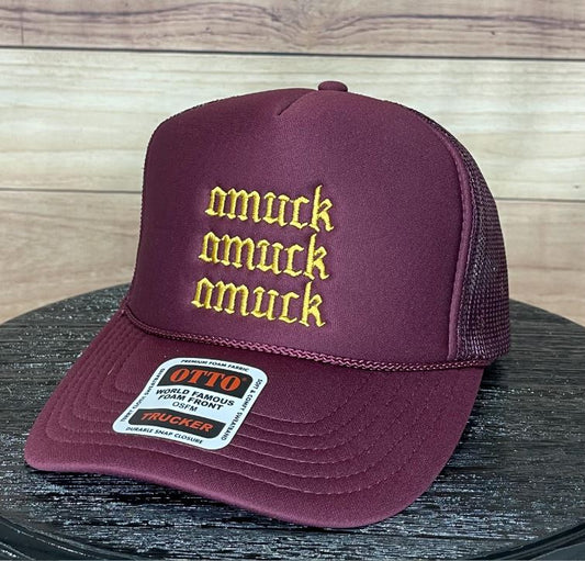 Amuck | LC Elizabeth Original | Embroidered Trucker Hat