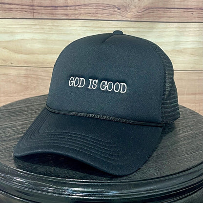 God is Good Minimalist - All the Time | LC Elizabeth Original | Embroidered Hat