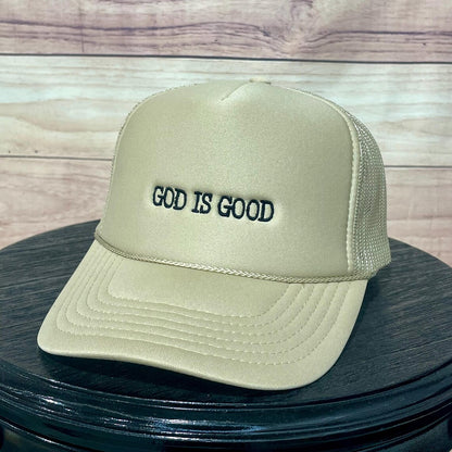 God is Good Minimalist - All the Time | LC Elizabeth Original | Embroidered Hat