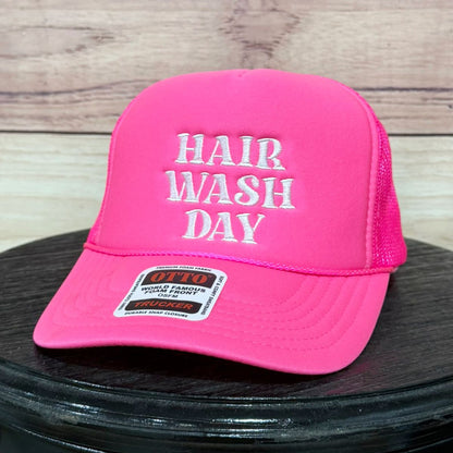 Hair Wash Day | LC Elizabeth Original | Embroidered Trucker Hat