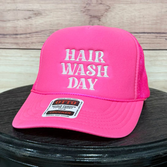 Hair Wash Day | LC Elizabeth Original | Embroidered Trucker Hat