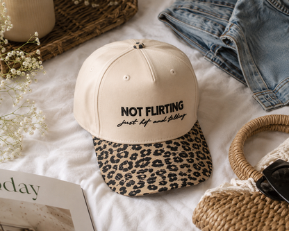 Not Flirting | LC Elizabeth Original | Embroidered Hat