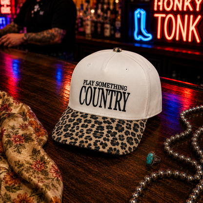 Play Something Country | LC Elizabeth Original | Embroidered Trucker Hat
